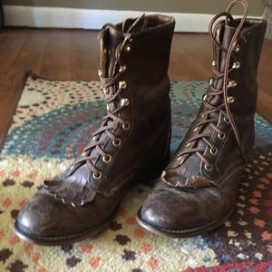 Genuine Leather Laredo ropers 90’s style